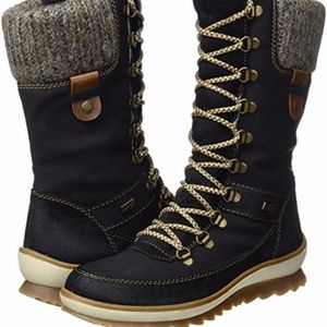 REMONTE  LADIES BLACK COMBINATION MID LENTH 9